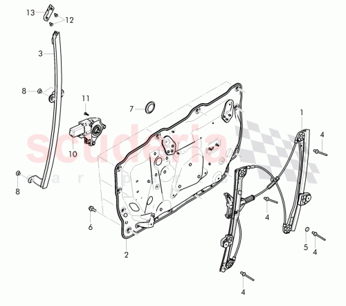 Part Diagram for Bentley B4W0837487B