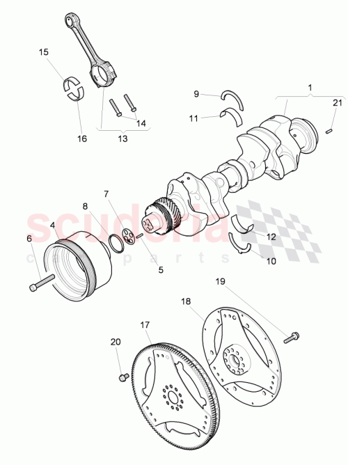 Part Diagram for Bentley 07V198401