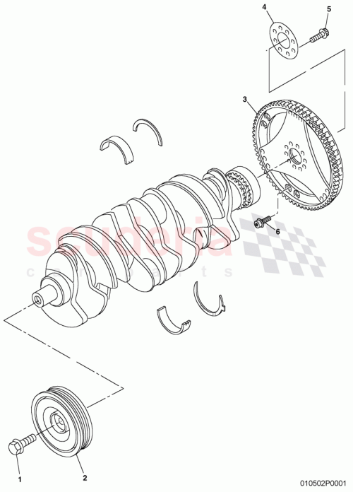Part Diagram for Bentley 07C105323H