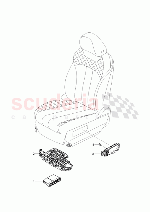 Part Diagram for Bentley 4M6959760B