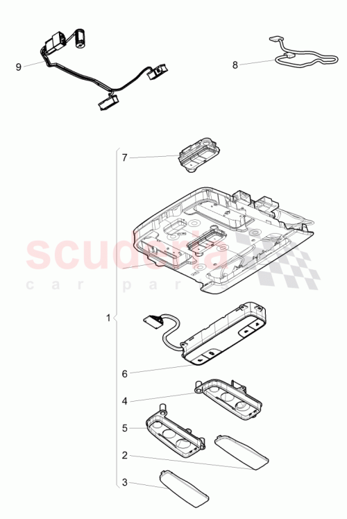 Part Diagram for Bentley 3Y0 947 315 A