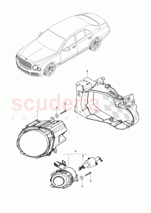 Part Diagram for Bentley 3Y2 941 018 F