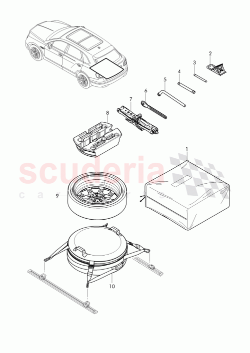 Part Diagram for Bentley 36A 867 385