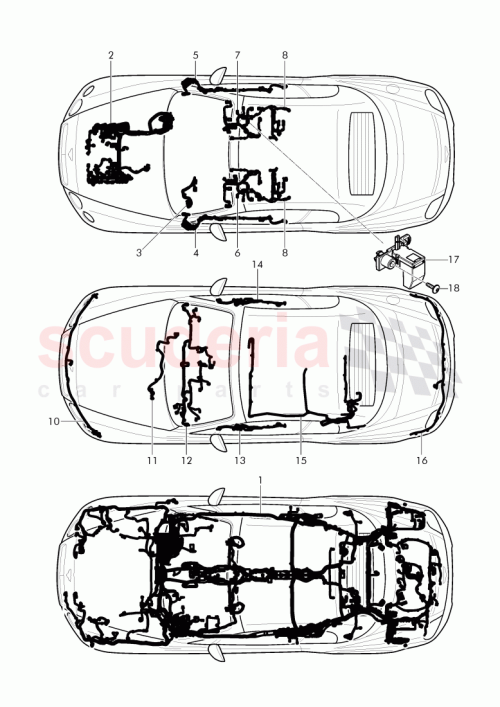 Part Diagram for Bentley 3W7 971 012 CK