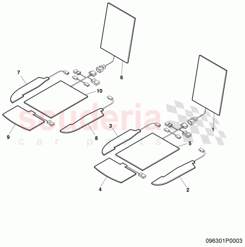 Part Diagram for Bentley 3W5963551BF