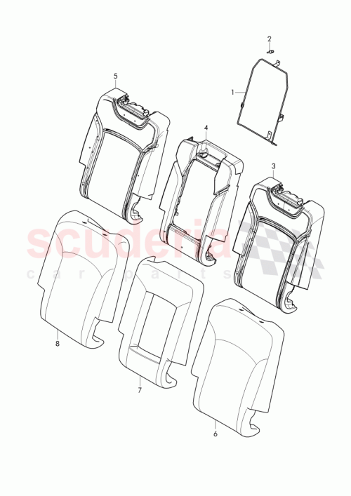 Part Diagram for Bentley 36A 883 083 D