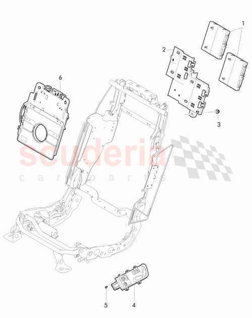 Part Diagram for Bentley 4W1 959 561 E