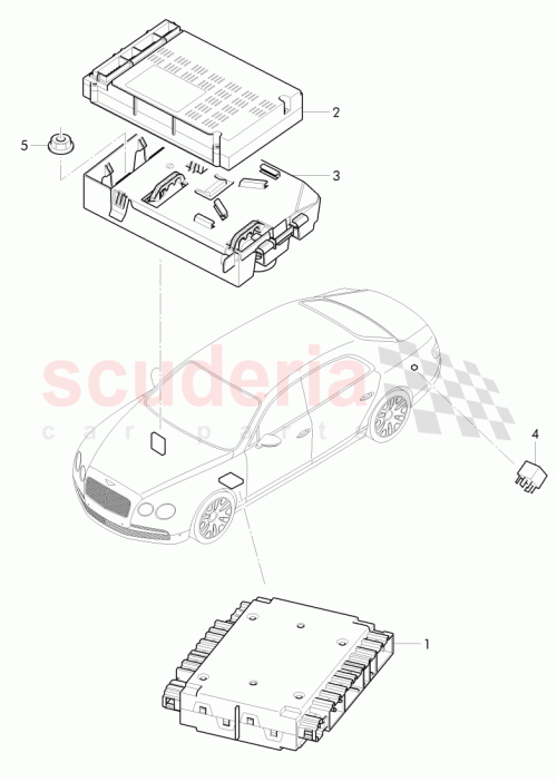 Part Diagram for Bentley 4W0 907 307