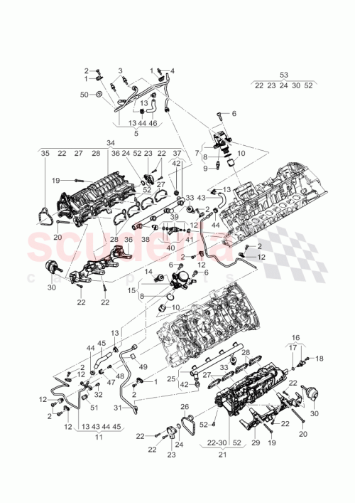 Part Diagram for Bentley 06E 906 189 F