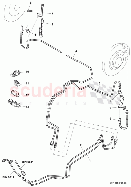 Part Diagram for Bentley 3W7611763