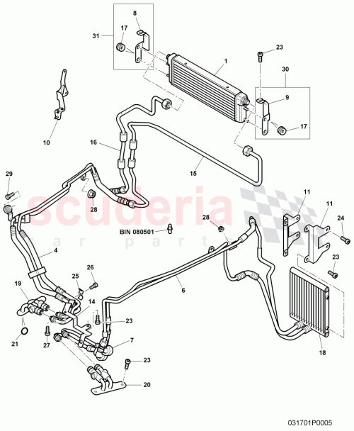 Part Diagram for Bentley 3W0317837E