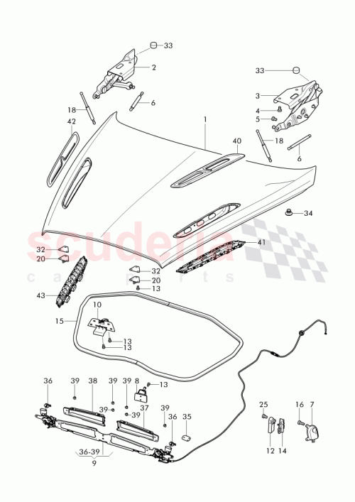 Part Diagram for Bentley 3W0 823 031 AG