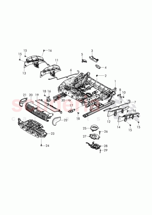 Part Diagram for Bentley 4H0941117
