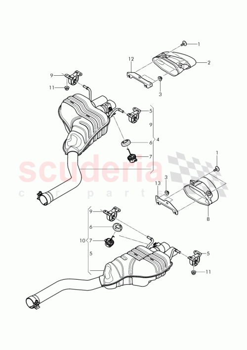 Part Diagram for Bentley 3W0 253 681 S
