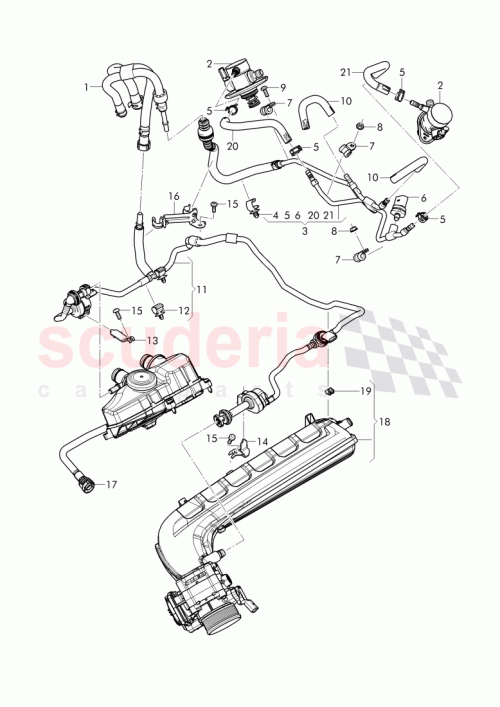 Part Diagram for Bentley 07P133323AA