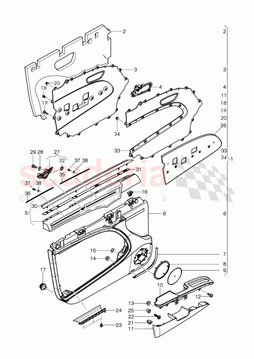Part Diagram for Bentley 3Y5867860