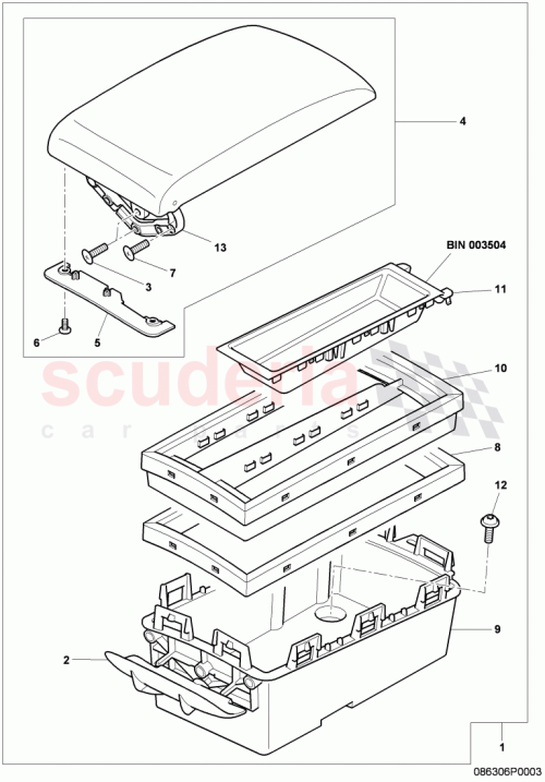 Part Diagram for Bentley 3W8863524A