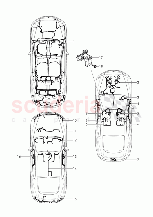 Part Diagram for Bentley 3W8 971 019 EC