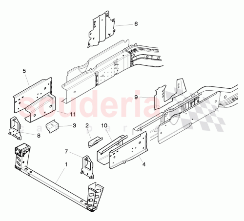 Part Diagram for Bentley 3Y0805678A