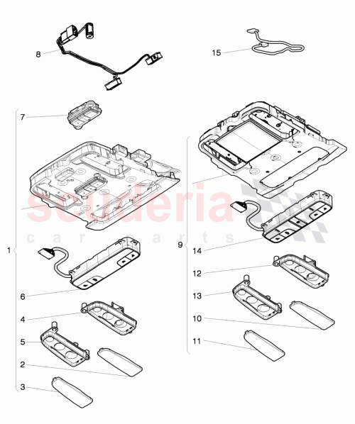 Part Diagram for Bentley 3Y0 947 136 L