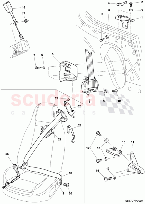 Part Diagram for Bentley 3W8881569