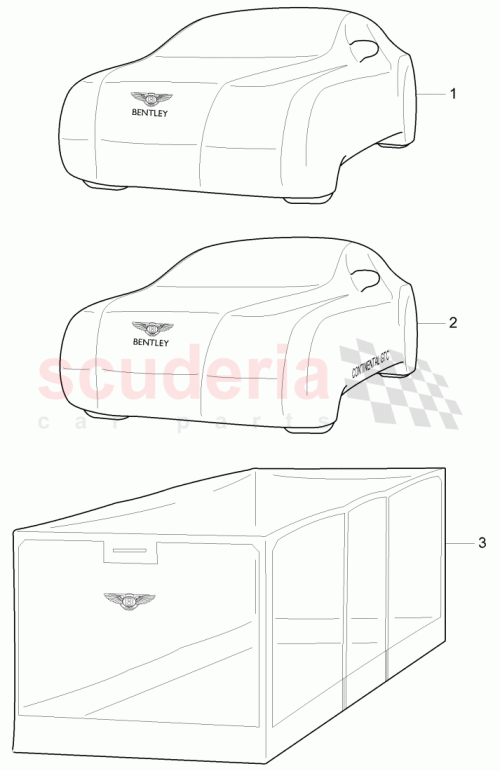 Part Diagram for Bentley 3W7 861 985 B