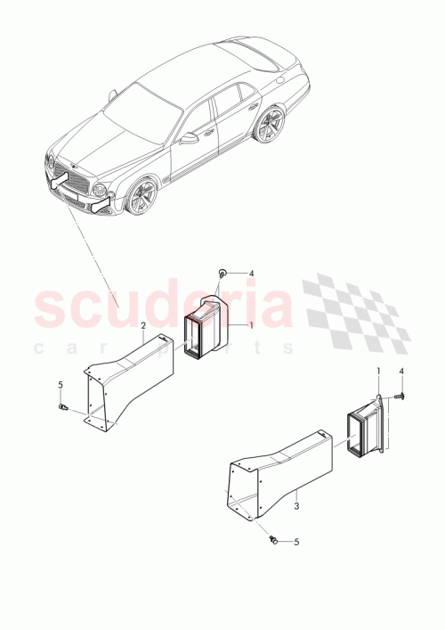Part Diagram for Bentley 3Y0 807 162 B