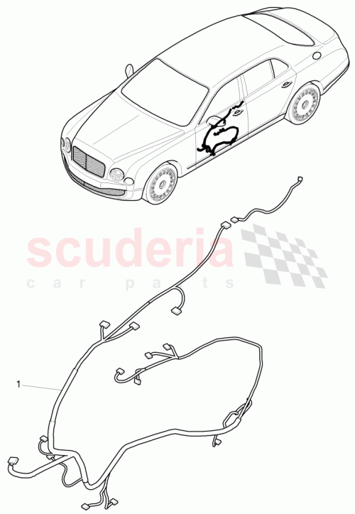 Part Diagram for Bentley 3Y1 971 161 F