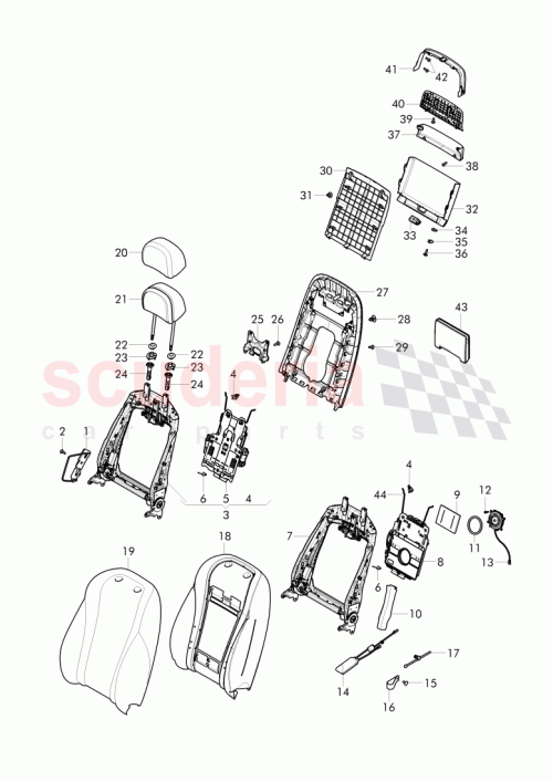 Part Diagram for Bentley 4H0881046H