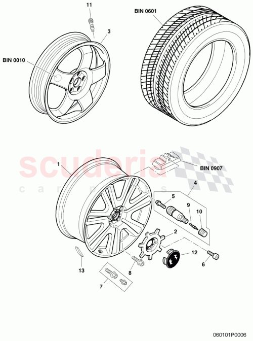 Part Diagram for Bentley N0448002