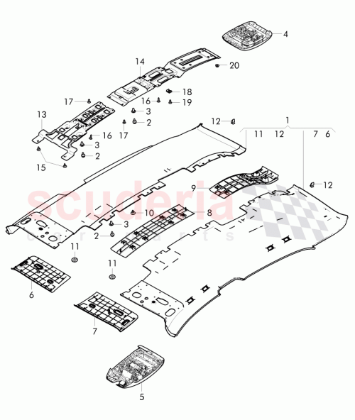 Part Diagram for Bentley 4W0 867 068