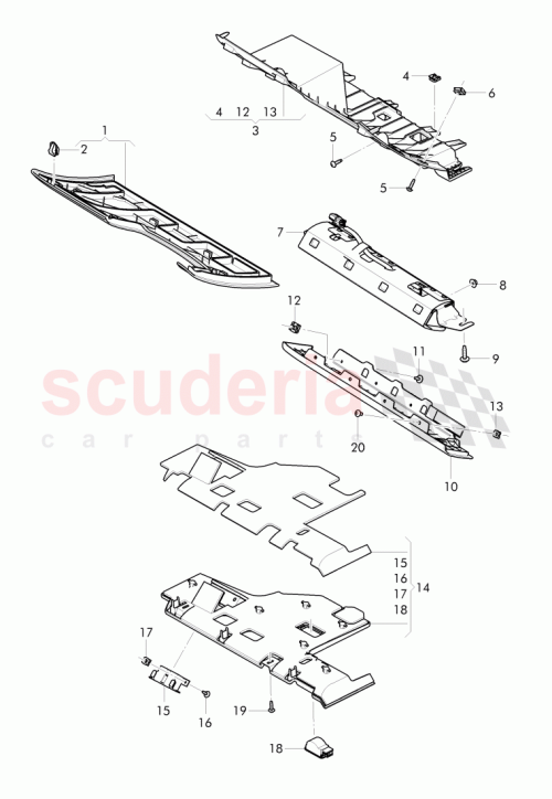 Part Diagram for Bentley 3Y0947415A