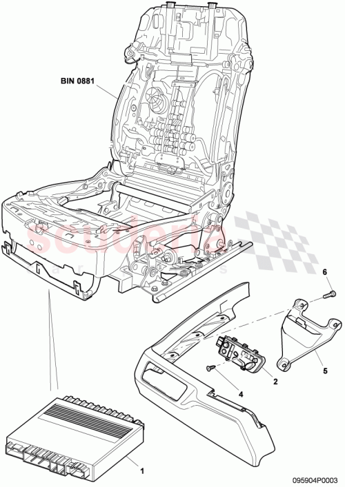 Part Diagram for Bentley 3W5 959 765 C