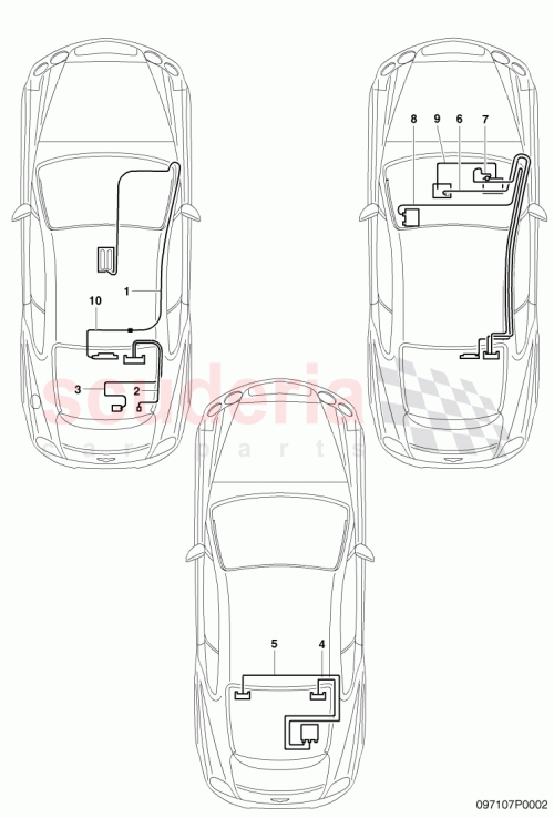 Part Diagram for Bentley 3W0035557