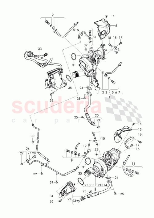 Part Diagram for Bentley 07C 145 140 L