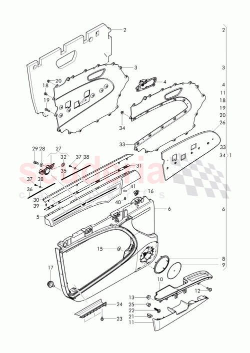 Part Diagram for Bentley 3Y5 867 071 K