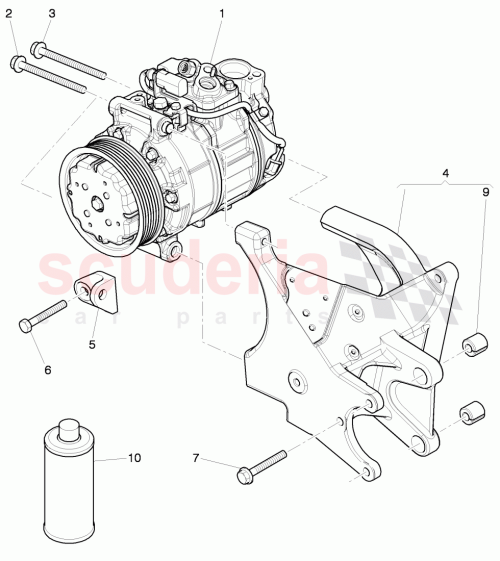 Part Diagram for Bentley 3Y0820803A