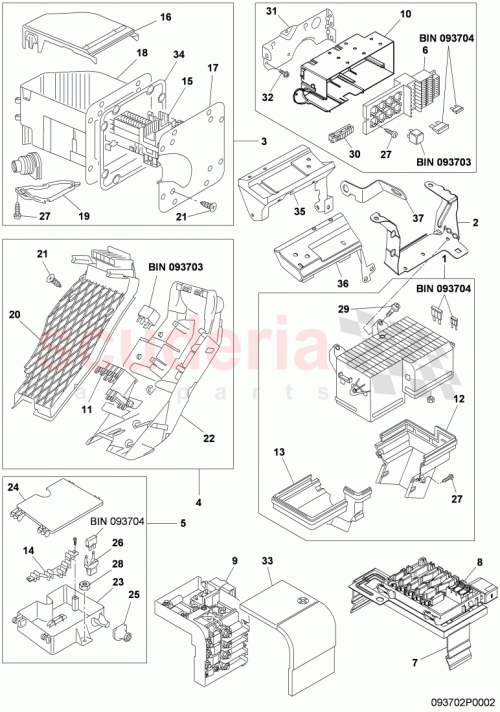 Part Diagram for Bentley N 908 331 02