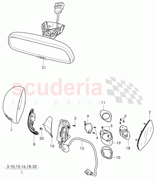 Part Diagram for Bentley 4W1 857 539