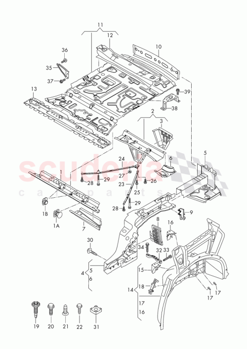 Part Diagram for Bentley N 106 649 01