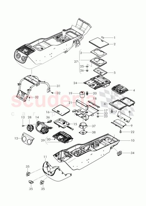 Part Diagram for Bentley 3Y0 864 067