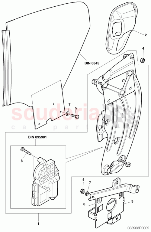 Part Diagram for Bentley 3W0839838B