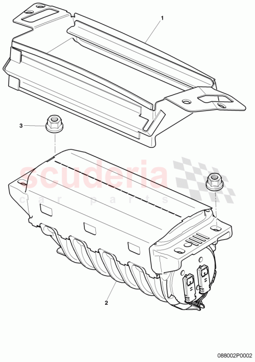 Part Diagram for Bentley 3W2880295E
