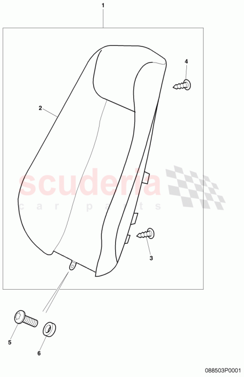 Part Diagram for Bentley 3W8 885 041 B