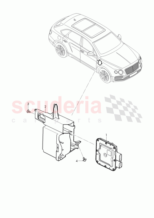 Part Diagram for Bentley N 909 855 01