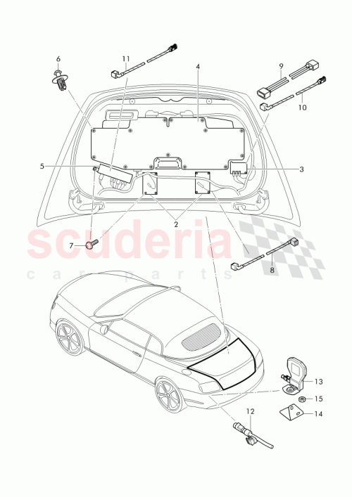Part Diagram for Bentley 3W7 971 619