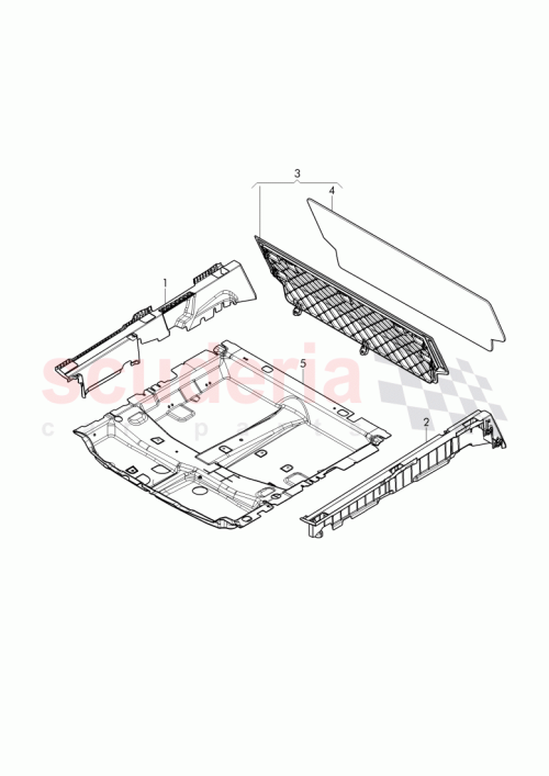 Part Diagram for Bentley 36A863527D4PK