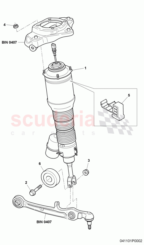 Part Diagram for Bentley 3W0 616 040 M