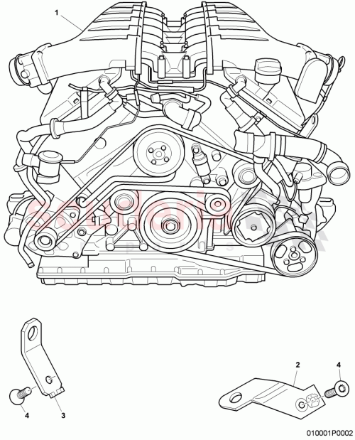 Part Diagram for Bentley 07C100012