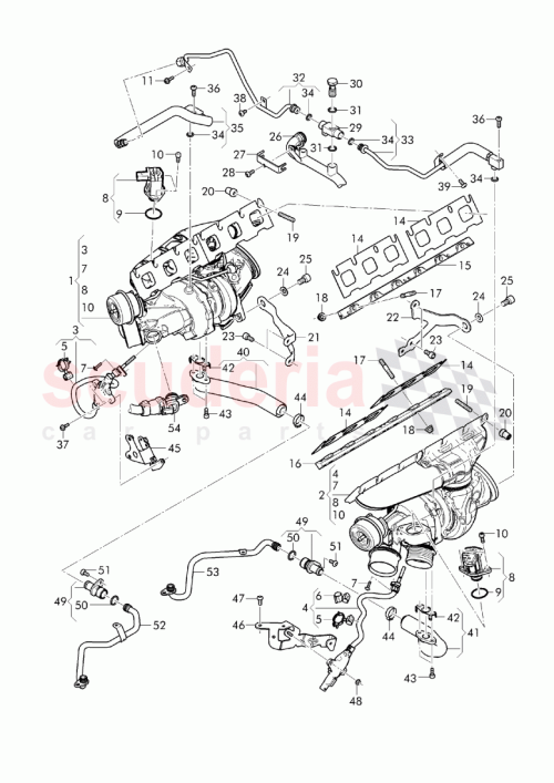 Part Diagram for Bentley 07P145140L